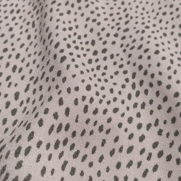 Halogen Bias Cut Pink Adobe Gray Dotted Lightweight A-line Skirt Women's Size XL - Picture 6 of 9